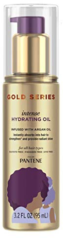 Pantene Gold Series Intense Hydrating Oil 3.2 Ounce (Pack of 3)