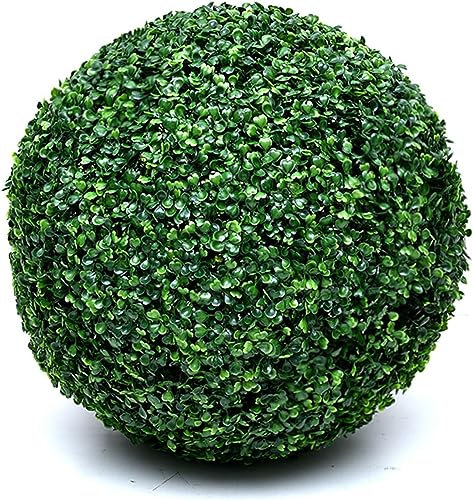 WlP Künstliche Mini-Kunstgras-Pflanzenkugel Buchsbaumkugel Künstliche Topiary-Kugel for Den Innen- Und Außenbereich, UV-beständig Dekorative Grünkugel Garten-Hochzeitsdekoration (Size : 40cm)