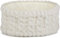 styleBREAKER Damen Strick Stirnband mit Zopfmuster und Pailletten, Fleece Futter, Haarband, Thermo Winter Headband 04026028, Farbe:Creme