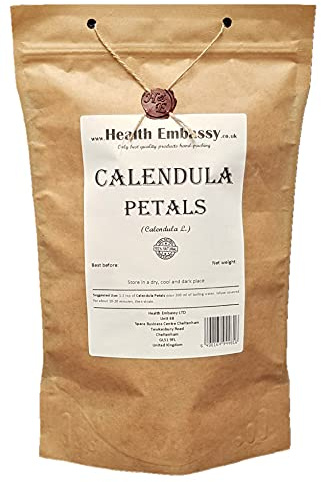 Health Embassy Calendula Petals (Calendula L) Marigold Loose Herbal Tea (25g)