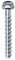 Betonschrauben 6,0 x 80 mm - 100 St. Kohlenstoffstahl Sechskantkopf