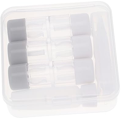 FRCOLOR 3pièces Boîte à Lentilles avec Flacon Pince pour Rangement Transparent Portable pour Lentilles De Contact