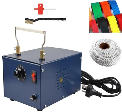 YHUEGH Tagliafune Elettrico da 250 W, utensile da Taglio per Montaggio su banco con Lama Termica a Coltello Caldo da 4,7, Regolabile a 500 ℃ (932 ℉), per Nastri in Tessuto Intrecciato