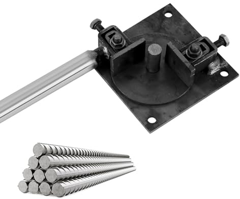 Macchina Piegatubi Manuale, Barra in Acciaio Bender Costruzione 1-14mm Armato Strumento di Piegatura Asta In Acciaio Bar Bender di Costruzione per Acciaio Rotondo/Acciaio di Rinforzo/Ferro Piatto