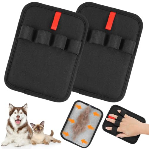 OSDUE Gant Poil Chat, 2 Pièces Gant Anti Poils Animaux pour Chat Et Chien Réutilisable Gant Brosse Toilettage pour Chat Et Chien,Gant pour Enlever Les sur Canapé Tapis Vêtements