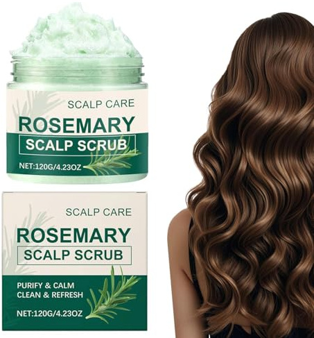 Gommage Capillaire Du Cuir Chevelu - 120g Crème Nettoyante Clarifiante et Purifiante - Gommage Capillaire pour Hommes,Pour Hommes Et Femmes Peau De La Tête Propre Rafraîchie Nourrie