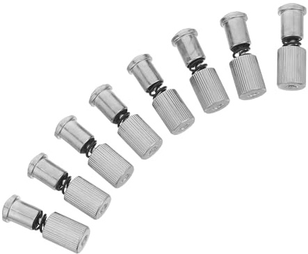 GARIOUANS 8 Pezzi Viti Piedino Pressore in Metallo con Molla Vite di Fissaggio per Piedini Macchina da Cucire Accessori Resistenti per Cucito Domestico e Studio Stabilità Migliorata e