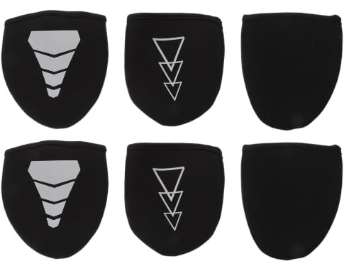 Artibetter Couvre-Chaussures de Vélo Bandes Réfléchissantes Haute Visibilité 3 Paires Imperméables en Néoprène Isolation Thermique et Ajustement Sécurisé pour Cyclisme Route et Quotidiens