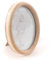Marco de Fotos Ovalado Clásico 13x18 Madera Beige Portafotos Decorativo Boho Rústico Vintage 20 cm