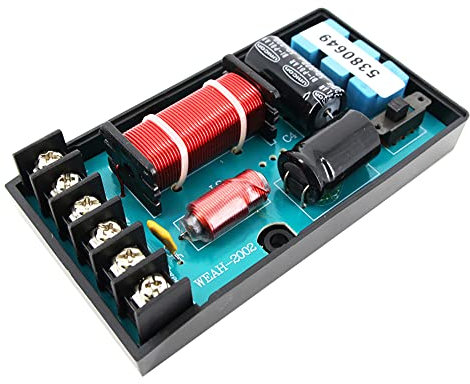 VOANZO 120W-220W Speaker Crossover 2 Way Crossover High and Low Frequency Crossover Crossover Point 3000Hz for HI-FI Bookshelf Speakers Centre Speakers Surround Speakers