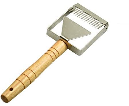 YARNOW 1stk Honigschleuder Aus Metall Schaufel Zum Entdeckeln Von Honig Honigschaber Entdeckelungsmesser Für Honig Wabenschaber Multitools Honig Schaber Bienenwabe Bambus Wabenmilz