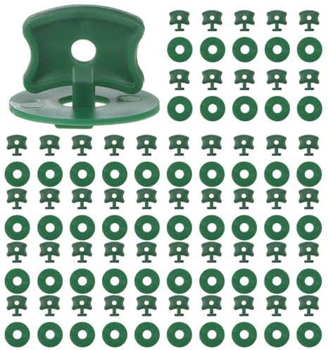 50 Pcs Greenhouse Twist Clips,Plastic Greenhouse Fixing Clips and Washers Greenhouse Accessories Extender Corner Clips for Greenhouse Securing Aluminium Insulation Bubble Netting Shading