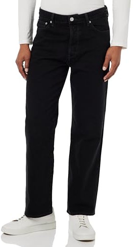 ONLY & SONS Herren Jeans ONSFADE Loose - Mid Waist - Relaxed Fit - Schwarz Blau, Größe:34W / 34L, Farbe:22026778 Washed Black