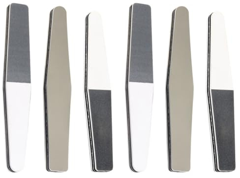 PAMINGONO Lime per Unghie Facile da Usare e Portatile Set 6 Pezzi in Spugna Colore Assortito Superficie a Tre Lati per Manicure e Riparazione Unghie