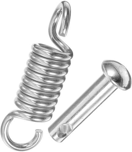 NAMOARLY Supporto Sedia Sospesa Molla in Acciaio per Ganci Amaca Heavy Duty, Assorbimento Urti e Installazione per Portico Primaverile Indoor e Outdoor