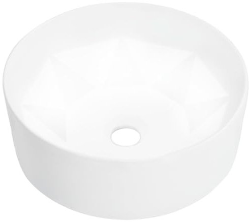 vidaXL Lavabo Lave-Mains Vasque à Poser Monter Evier Salle de Bain Intérieur Salle d'Eau Cabine de Toilette Maison Intérieur Céramique