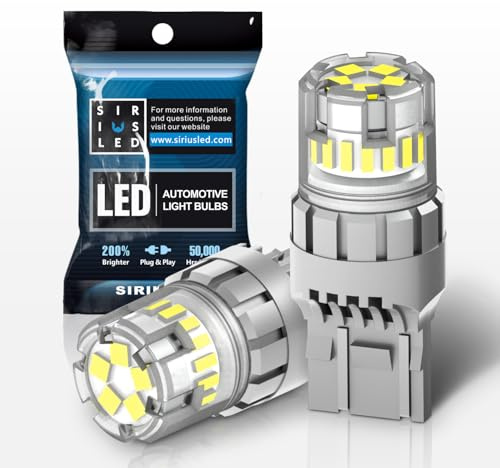 SIR IUS LED - FT- 7440 LED Backup Reverse Light Bulb Super Bright High Power Single Filament function Air Vent Design 3030+4014 SMD White 6500K Pack of 2