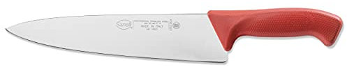 Sanelli Línea Skin Cuchillo de trinchar 25, acero inoxidable, rojo, longitud de la hoja: 25 cm.