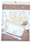 Kinderwagenset Baby Bettwäsche für Kinderwagen Bezüge Decke Kissen 2-4 tlg (Braun, 4 tlg)