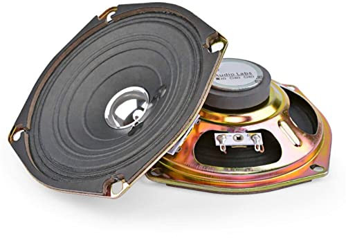 RZQMPV 2Pcs 5Inch 8W Speaker Driver 4Ohm 8Ohm Audio Full Range Speaker 5W Magnetic Loudspeaker Column For DIY Home Theater Bookshelf speaker(8Ohm)