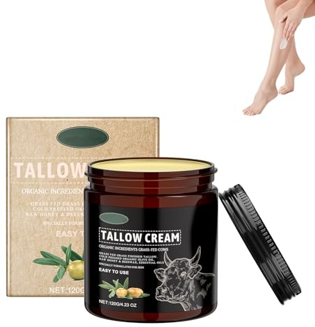 Crema De Sebo De Res Para El Cuidado De La Piel - Hidratante Natural - Loción Suave Para Pieles Sensibles - Restaura Y Nutre La Piel Seca Y Dañada Tallow Cream