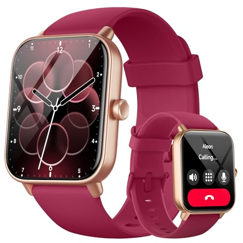 Smartwatch da donna con funzione telefonica (effettuare e ricevere chiamate)/Message Reminder, Alexa Built-in, Fitness Tracker Orologio sportivo con 100 + modalità sport IP68, impermeabile, orologio