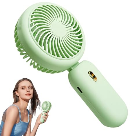 Ventilatore compatto portatile - Ventilatore da viaggio ricaricabile e pieghevole | 3 velocità grande potenza ventilazione accessorio rinfrescante esterno per eventi