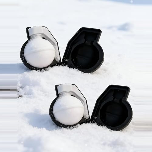 Genérico Molde para Bolas de Nieve Snow-Nade Grenade: Bolas de Nieve Segundos, Divertido Juguete de Invierno para Exteriores, Hombres (2pcs)