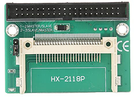 CF to IDE Adapter, 40-Pin/2.5mm True‑IDE Female Anti‑EMI Disk Desktop Adapter Card for Windpws CE/LINUX