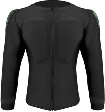 Oreilet Chaqueta Moto con Armadura, Transpirable, Equipo Protección para Montar, Chaqueta Protectora para Deportes Motor, para Hombros, Pecho, Camisa Protección Acolchada Motociclista (XL)