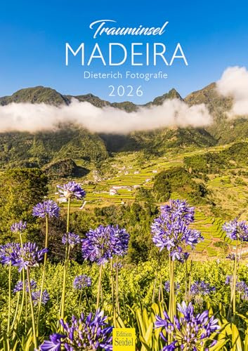 Edition Seidel Premium kalender drömö Madeira 2026 format DIN A3 väggkalender Europa Portugal Funchal ö kust hav Atlanten strand Werner Dieterich