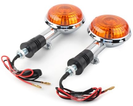 motorcykelblinkers Kompatibel Med För Vstar XVS XV400 650 1100 1300 V-MAX 1200 1 Par Motorcykel Indikatorlampa Blinkerslampa