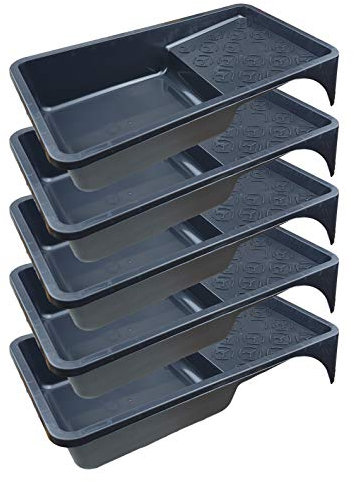 varivendo Lot de 5 bacs à peinture en plastique - 160 x 310 mm