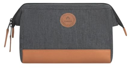 CABAIA - Kulturbeutel für Männer und Frauen - Weitwinkelöffnung mit 2 Innentaschen - Praktischer und robuster Reiseorganizer - Kulturtasche mit Exklusivem und Originellem Design