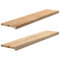 vidaXL Fensterbänke 2 Stk. Unbehandelt 120x30x2 cm Massivholz Eiche, Fensterbrett, Holz Treppenstufe, Holz Fensterbrett, Fensterbank Eichenholz