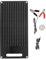 12V Solarpanel Set, 50W Monokristalline Solarmodule, Solar Ladegerät mit USB Kabel und Clip, Aufladen Autobatterie Dual USB Regler Solarmodul von Fahrzeugbatterien und Mobiltelefonen Netzunabhängige