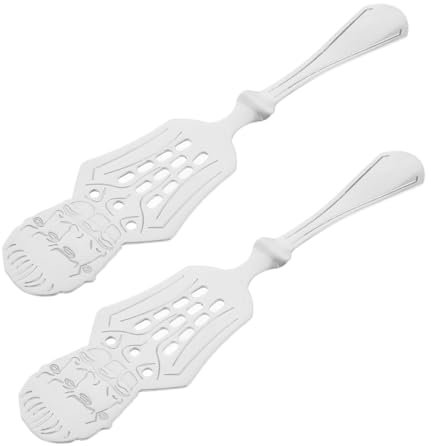 Gatuida 2piezas Cucharas Inoxidable Para Absinthe De Diseño Elegante Filtro De Para Bar y Casa De Sofisticada