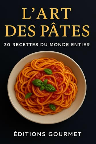 L’Art des Pâtes – 30 Recettes du Monde Entier: Des classiques italiens aux créations originales : un voyage culinaire gourmand et illustr