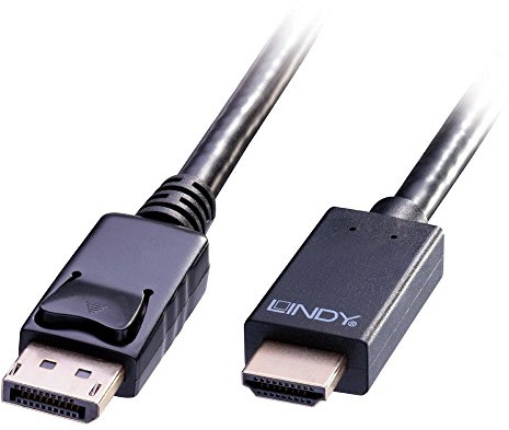 LINDY 0.5m DisplayPort to HDMI 10.2G Cable