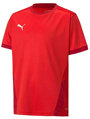 PUMA Jungen Teamgoal 23 Jersey Jr T-shirt, Puma Red-chili Pepper, 152 EU