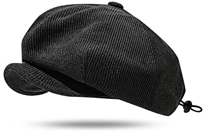 Clape Vintage Newsboy Cap Cotton Beret Hat for Mens Women Adjustable