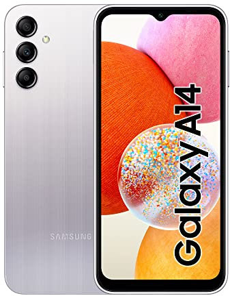 Samsung Galaxy A14 4G Awesome Silver 6.6 64GB 4G Unlocked & SIM Free Smartphone