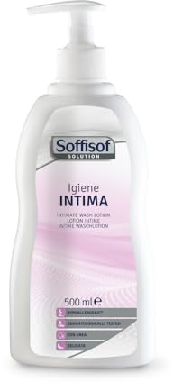 Soffisof Intimate Hygiene Cleanser 500ml - Intimate Wash Lotion for Adults - Gentle Cleansing for Sensitive Skin