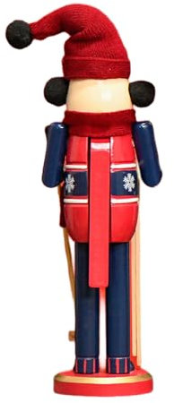 Laikoutd 30CM Natale Nut Cracker Pupazzo di neve Slitta Figurine Per La Decorazione di Festa E Dare Festival