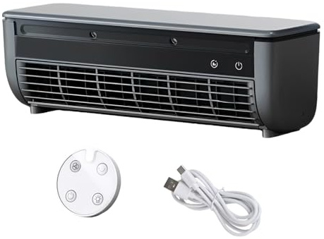 Allayu Kök Sovrum Luftkonditionering Mini Väggmonterad Intelligent Temperaturkontroll Väggmonterad AC-enhet, Grå
