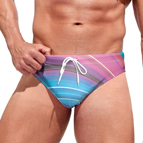 Bañadores Hombre Bañador Natacion Hombre Bañador Piscina Deportivo Divertido 4XL Secado Rapido Ropa Deportiva Disolvente Drip Amarillo Forro Compresion Natación Anti Rozaduras Pantalones Largo