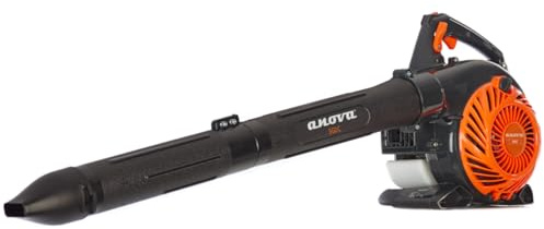 ANOVA - Soplador-Aspirador Gasolina | 1,1 HP - 0,8 KW | 26 CC | 4,9 KG | Volumen Aire 10,5 M³/MIN | Velocidad Aire 60 M/S | para Aspirado en Bricolaje y Trabajos de Limpieza | Arranque Manual