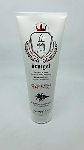 Druigel gel defaticante con Arnica Montana. 94% di Arnica azione lenitiva e calmante 250 ml