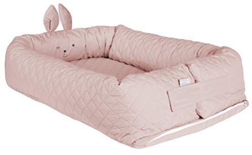 roba Babylounge 'roba style', mit Häschen-Gesicht 'Lily', rosa, Wickelauflage