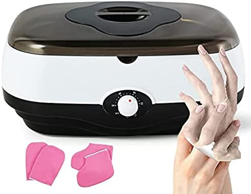Baño De Cera De Parafina para Manos Y Pies, Calentador De Cera De Parafina De Alta Capacidad De 280 W Y 4 L, Humecta Y Renueva La Piel, Estimula El Flujo Sanguíneo, 0-60 °C Ajustable, para Salón D